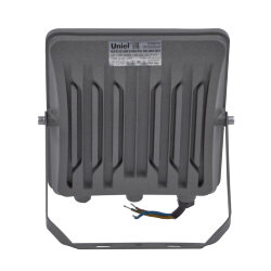 ULF-F51D-50W-6500K IP65 200-240V GREY Прожектор светодиодный, Дневной свет 6500K, Угол 90 градусов, Корпус серый, TM Uniel