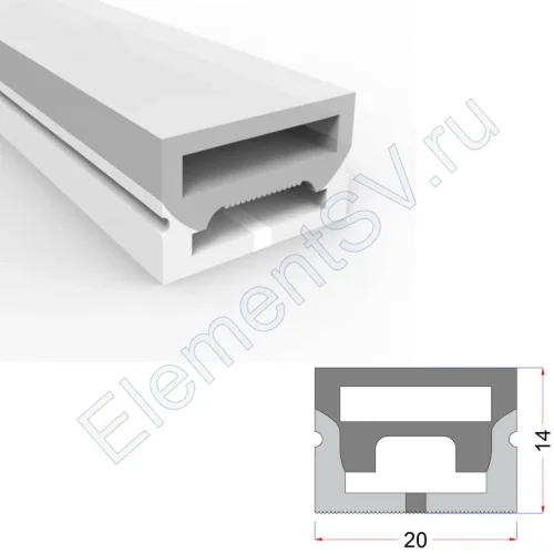Cиликоновая оболочка T2014 S9 (20*14mm, pcb 12mm) - фото.