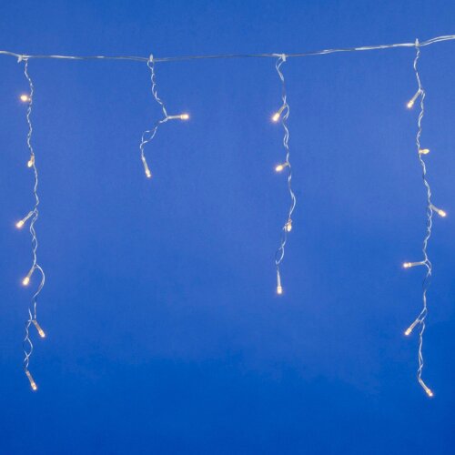 ULD-B2005-048-DTA WARM WHITE IP20 Бахрома светодиодная, 2м, 48 светодиодов, Теплый белый свет, Провод прозрачный - фото 1