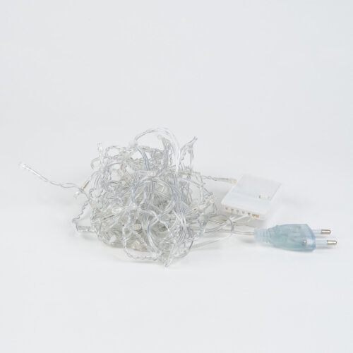 ULD-B2005-048-DTA WARM WHITE IP20 Бахрома светодиодная, 2м, 48 светодиодов, Теплый белый свет, Провод прозрачный - фото 6