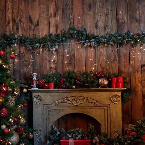 ULD-B2005-048-DTA WARM WHITE IP20 Бахрома светодиодная, 2м, 48 светодиодов, Теплый белый свет, Провод прозрачный - фото 12