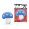 Ночник светодиодный NLA 03-MB ГРИБ синий с выключателем 230В IN HOME - Фото 2