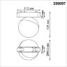 Трековый светильник для низковольтного шинопровода «Novotech» 359097, серия: SMAL (крепление к треку). Фото 3.