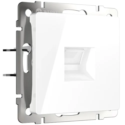 Розетка Ethernet RJ-45 cat. 6A экранированная (белый) W5120101 - фото