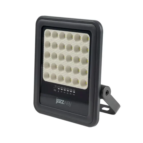 Прожектор светодиодный PFL SOLAR 02 100 6500К GR IP65 ДО с солнечн. панелью и пультом Pro+ JazzWay 5058477 - фото 2