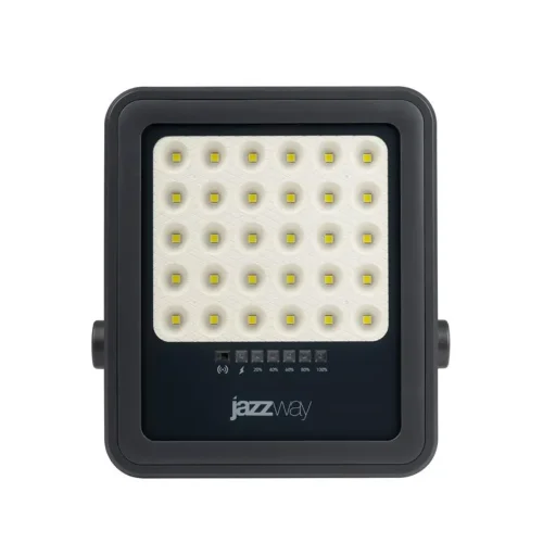 Прожектор светодиодный PFL SOLAR 02 100 6500К GR IP65 ДО с солнечн. панелью и пультом Pro+ JazzWay 5058477 - фото 3