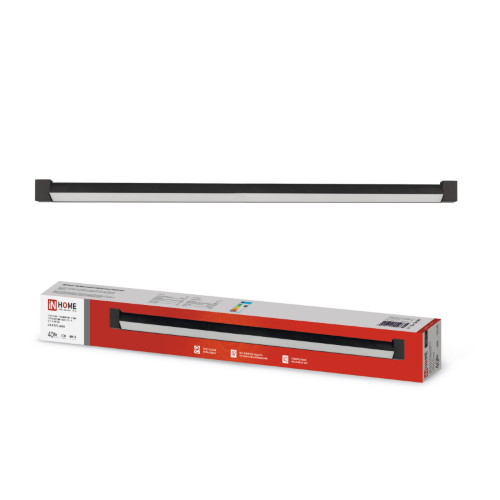 Светильник трековый линейный светодиодный поворотный LTR-01R-TL 4040B 40Вт 4000К 605мм 120 градусов черный серии TOP-LINE IN HOME - Фото 2
