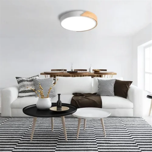 Светильник светодиодный декоративный PPB Scandic-R DIM 90Вт 3000-6500К IP20 настенно-потолочный бытовой диммир. WH/W JazzWay 5036994 - фото 5