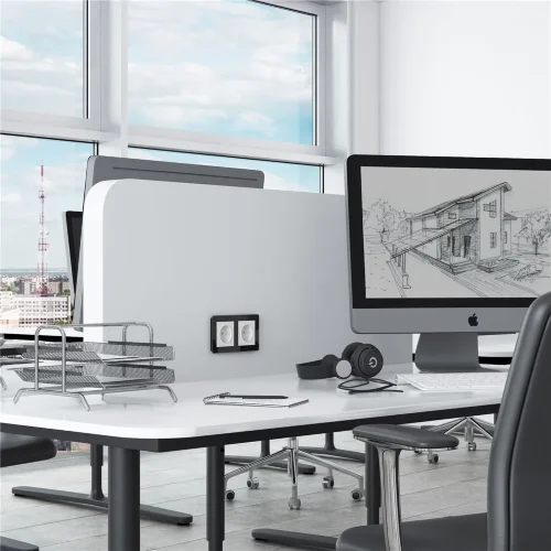 Рамка из акрила на 2 поста Acrylic черный W0022708 - фото 5