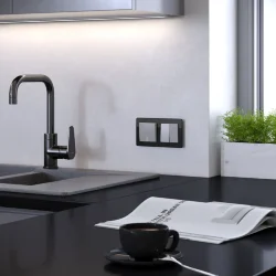 Рамка из акрила на 2 поста Acrylic черный W0022708