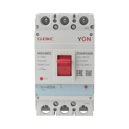 Выключатель автоматический MGS400 3P 320-400A 60kA YON MGS400S-3TAMF0400 - фото 2