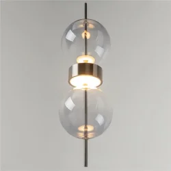 Подвесной светильник Double Moon 3000К 8Вт (Черный)