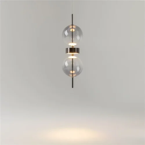 Подвесной светильник Double Moon 3000К 8Вт (Черный) - фото 5