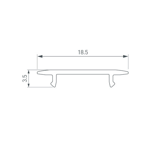Экран SL-W14-F-2000 OPAL (Arlight, Пластик) 049023 - фото 2
