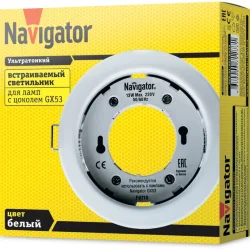 Светильник точечный 71 277 NGX-R1-001-GX53 IP20 бел. Navigator 71277