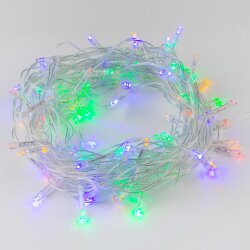 ULD-S1000-090-STA MULTI IP20 Гирлянда светодиодная, 10м, 90 светодиодов, Разноцветный свет, Провод прозрачный
