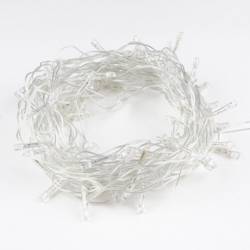 ULD-S1000-090-STA MULTI IP20 Гирлянда светодиодная, 10м, 90 светодиодов, Разноцветный свет, Провод прозрачный - фото 4