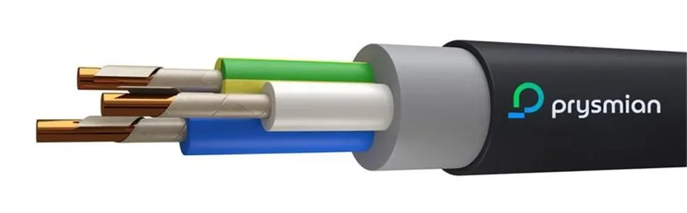 Кабель ВВГнг(А)-FRLS 3х2.5 ОК (N PE) 1кВ (м) РЭК-PRYSMIAN 1703050106 - фото