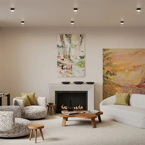 Потолочный светильник Glory GX53 12Вт (Черный) - фото 8