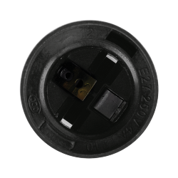 Патрон WOLTA WLH-006   E27  пластиковый, черный