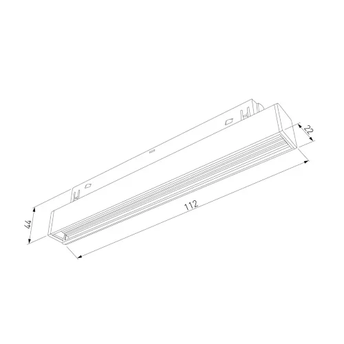 Slim Magnetic WL01 Трековый светильник 6W 4200K черный 85007/01 85007/01 - фото 6