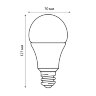 LED-A70-22W-4000K-E27-FR-SLS Лампа светодиодная, Форма A, матовая, Белый свет 4000K - фото 4
