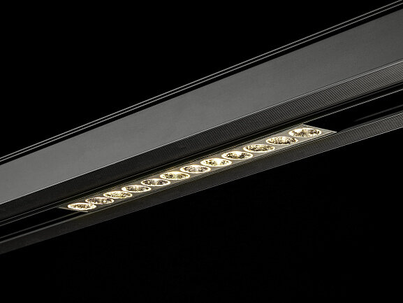 Светильник линейный дарклайт, серия SY-LINK, Черный, 12Вт, IP20, Нейтральный белый (4000К), SY-LINK-220-BL-12-NW. Фото 2