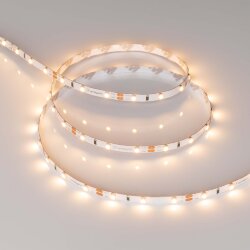 Светодиодная лента RT-A60-5mm 12V Warm2700 (4.8 W/m, IP20, 2835, 5m) (Arlight, 4.8 Вт/м, IP20)