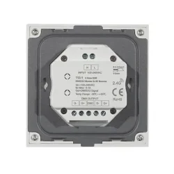 Сенсорная панель T13-1 White IC75 (220V, RGB, 4 zone, DMX512, RF 2.4GHz)