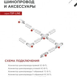 Светильник трековый с подсветкой TR-GX53-TL 52RW под GX53 белый IN HOME