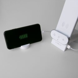 Светодиодная настольная лампа с беспроводной зарядкой 80427/1 белый (053231)