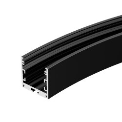 Профиль SL-ARC-3535-D800-А90 BLACK (630мм, дуга 1 из 4) (Arlight, Алюминий) 027638