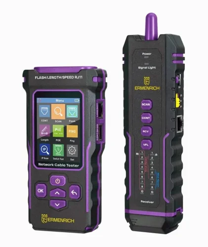 Тестер кабельный многофункциональный NetGeeks NP50 Ermenrich 84555 - фото