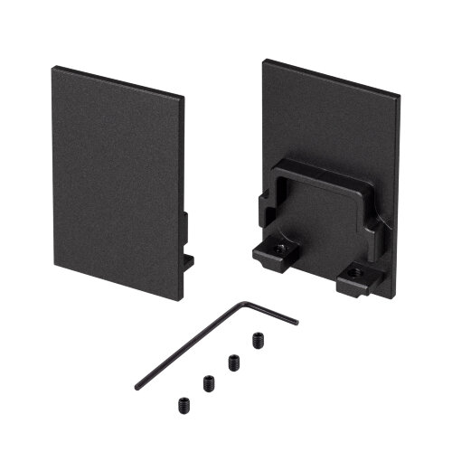 Заглушка SL-COMFORT-3551 BLACK глухая (Arlight, Металл) - фото 1