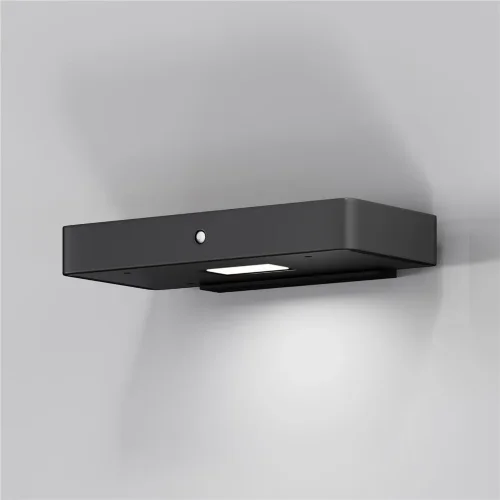 Настенный светильник (бра) Pir 3000K 2Вт IP 54 (Графит) - фото 8