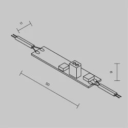 ИК-выключатель 12-24VDC 3A (Серебро)