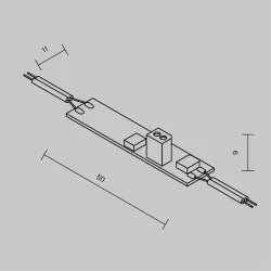 ИК-выключатель 12-24VDC 3A (Серебро)