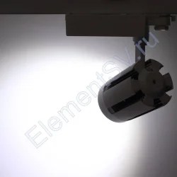 Светодиодный светильник трековый JH-GD001 4L 4L29 (30W, 220V, 15-60deg, white, белый корпус)