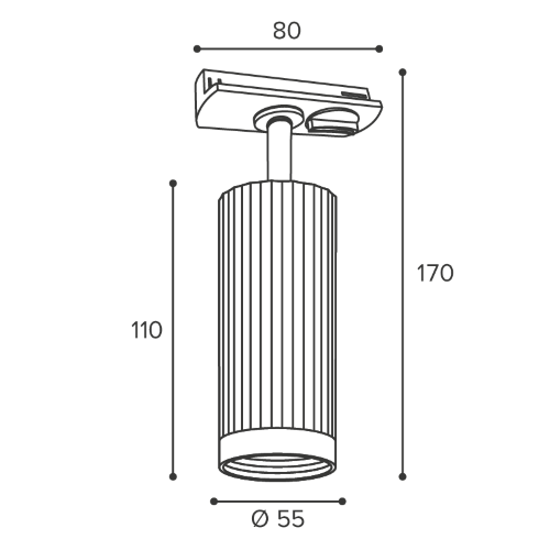Светильник WOLTA WTL-GU10/19SG под лампу GU10 Песочное золото LUXOR - фото 2.