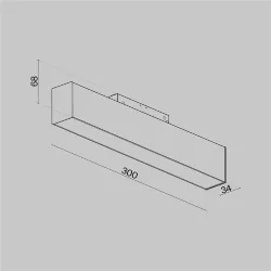 Трековый светильник Базис / Basis S35 3000K 12Вт 120° (Черный) TR012-2-12W3K-B