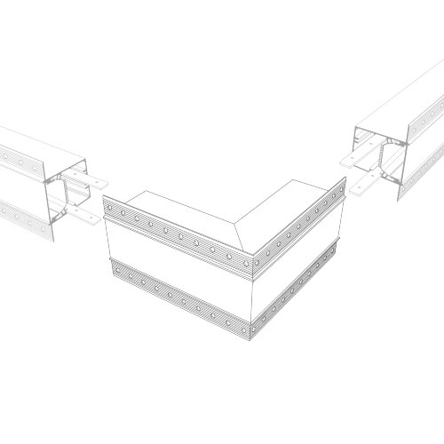 Угол SL-LINIA55-FANTOM внешний (Arlight, Металл) - фото 2