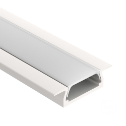 Профиль U-15-IN RAL9003 (с экраном) — 2000мм