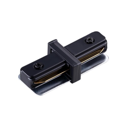 Соединитель прямой внутренний с токопроводом для однофазного двухжильного шинопровода «Novotech» 135140 (накладной). Фото 1.