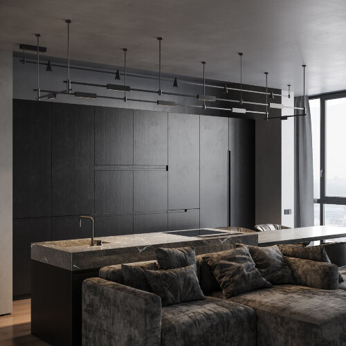 Esthetic Magnetic Трековый светильник 6W 3000K (чёрный) - Фото 5