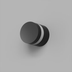 Настенный уличный светодиодный светильник VEGA, IP65, 12 Вт, 3000K, черный, алюминий, Denkirs DK9810-BK