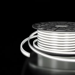 Светодиодная лента 220V 9,3W 288Led COB IP65 6500 холодный белый, 50 м Лента светодиодная 220V 9,3W 288Led COB IP65 6500 холодный белый, 50 м