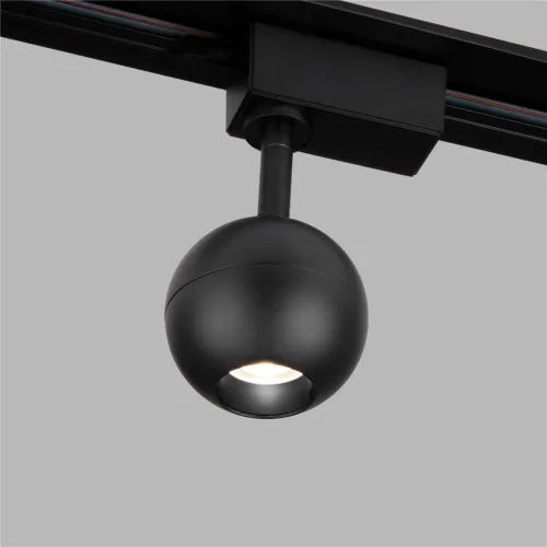 Трековый светодиодный светильник для однофазного шинопровода Ball Черный 8W 4200K LTB76 - фото 3