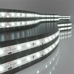 Светодиодная лента 24 В 4,8 Вт/м 60 Led/м 2835 IP65, холодный белый 6500K, 5 м Лента светодиодная 24V 4,8W 60Led 2835 IP65 холодный белый, 5м
