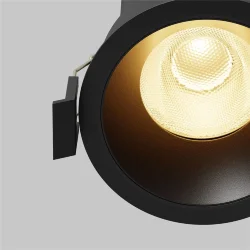 Встраиваемый светильник Омут / Dip 15 Вт 2700 К 50° (Черный) DL117-15W-2.7K-B