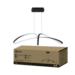 Светильник светодиодный ESTETIKA DALI-FX-90BL 90Вт 230В 3000-6500K 920х245x230мм 1.2м трос ДУ черный IN HOME